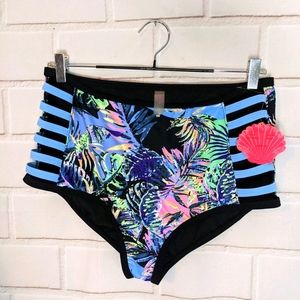 Bikini bottom  coral tropics by Apollo swimwear